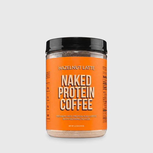 Hazelnut Latte Protein Iced Coffee | Naked Protein Coffee - 17 Servings