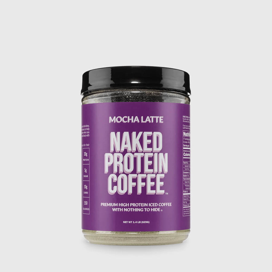 Mocha Latte Protein Iced Coffee | Naked Protein Coffee - 17 Servings