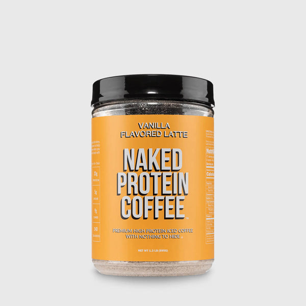 Vanilla Latte Protein Iced Coffee | Naked Protein Coffee - 17 Servings
