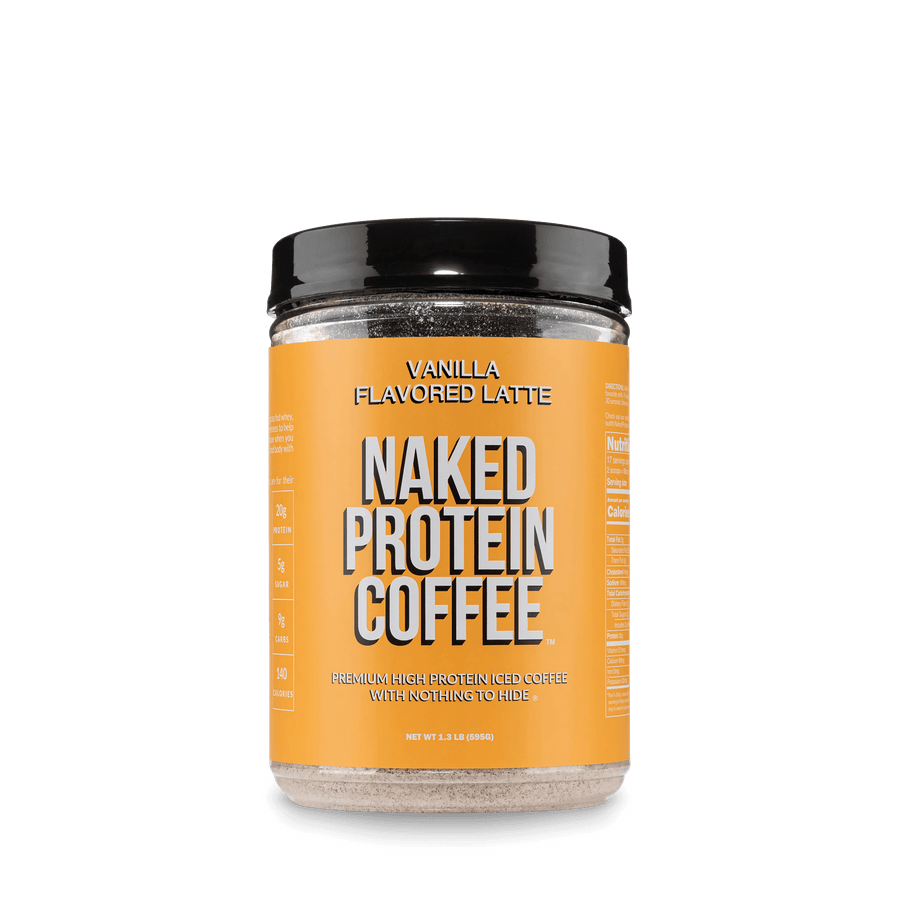 Vanilla Latte Protein Iced Coffee | Naked Protein Coffee - 17 Servings