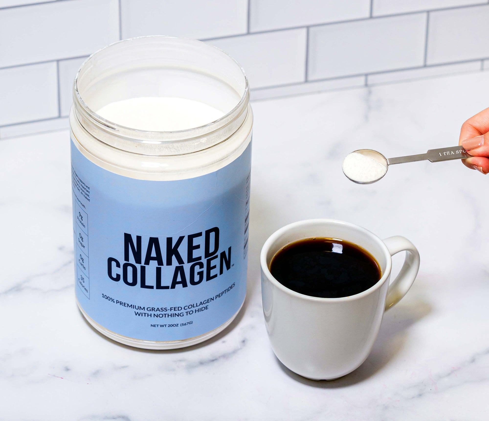 Mix one packet into 4-8oz of coffee or your favorite hot beverage. Add your own flavorings to enhance the taste.