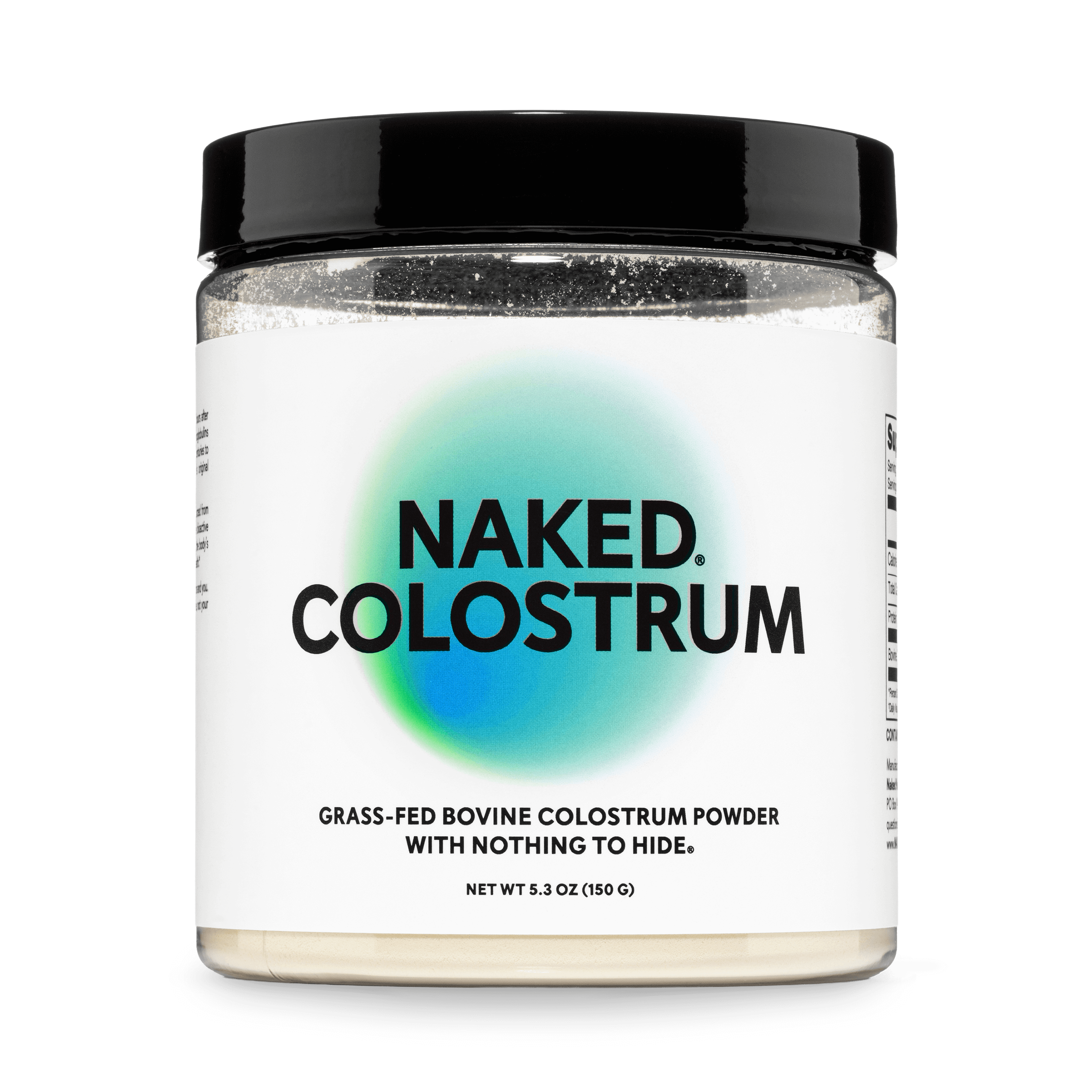 Grass-Fed Colostrum Powder | Naked Colostrum - 150 Servings