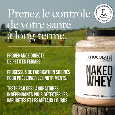Protéines de Whey au Chocolat | Naked Chocolate Whey - 2280g