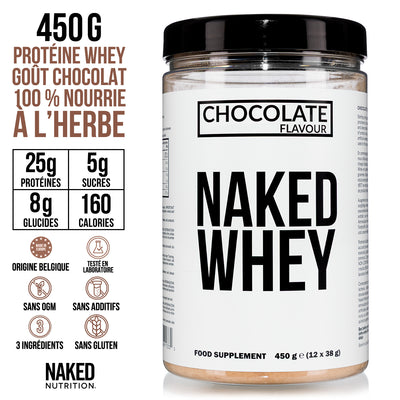 Protéines de Whey au Chocolat | Naked Chocolate Whey - 450g