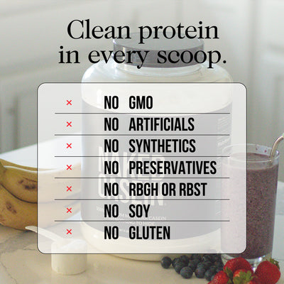 Proteína en polvo de caseína micelar | Naked Casein - 5 libras