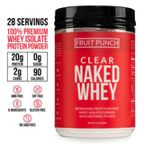 Fruit Punch Whey Protein Isolate | Clear Naked Whey