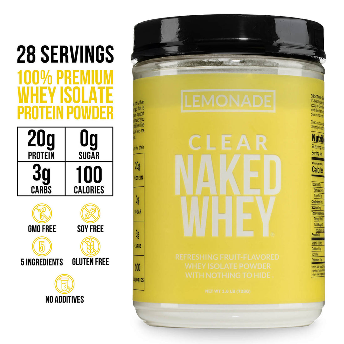 Lemonade Whey Protein Isolate | Clear Naked Whey