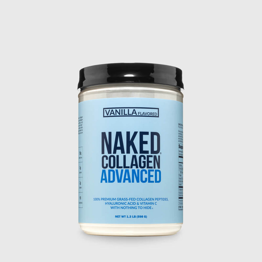 Vanilla Collagen Peptides with Hyaluronic Acid | Naked Collagen Advanced - 1.3 LB