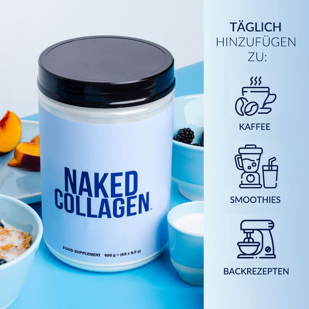 Kollagenpeptide Proteinpulver | Naked Collagen - 20 oz