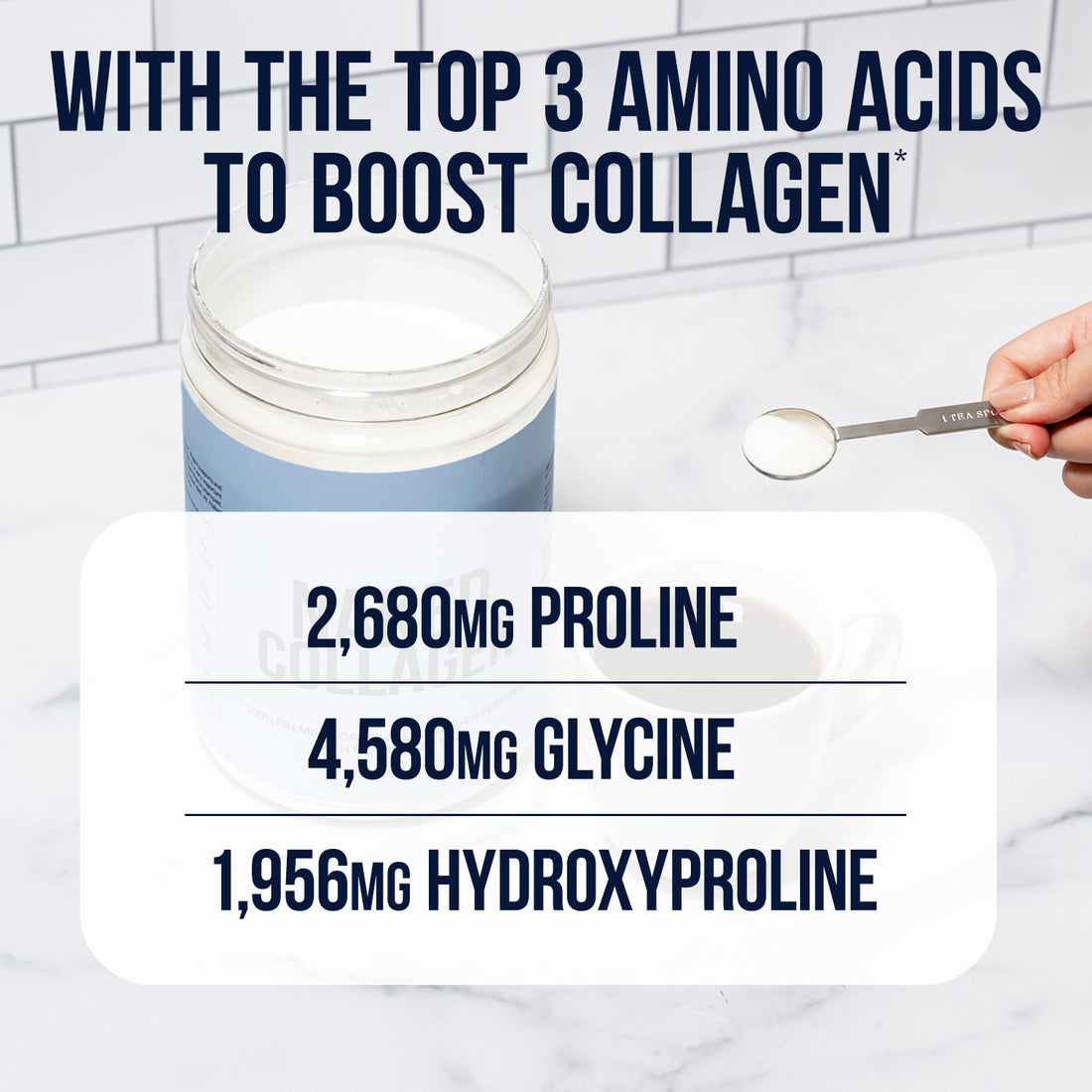 Proteína en polvo de péptidos de colágeno | Naked Collagen - 20 oz