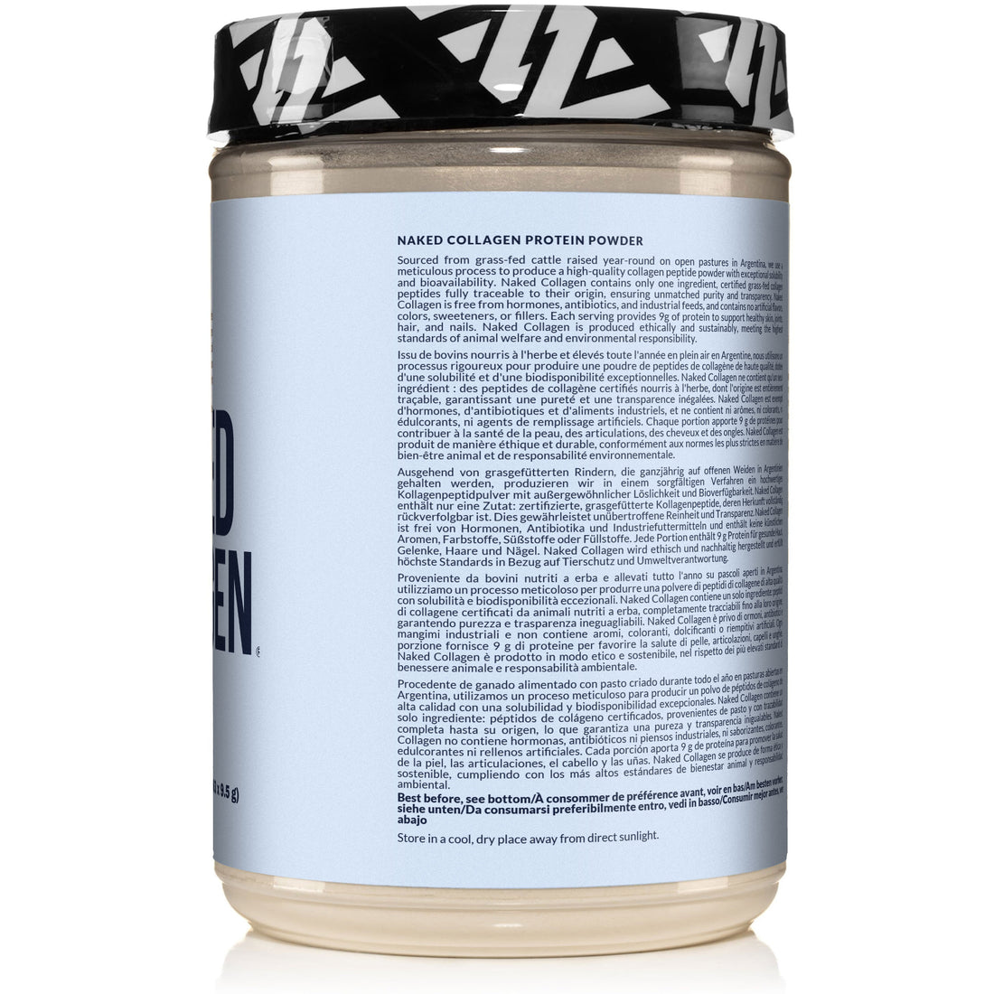 Proteína en polvo de péptidos de colágeno | Naked Collagen - 20 oz