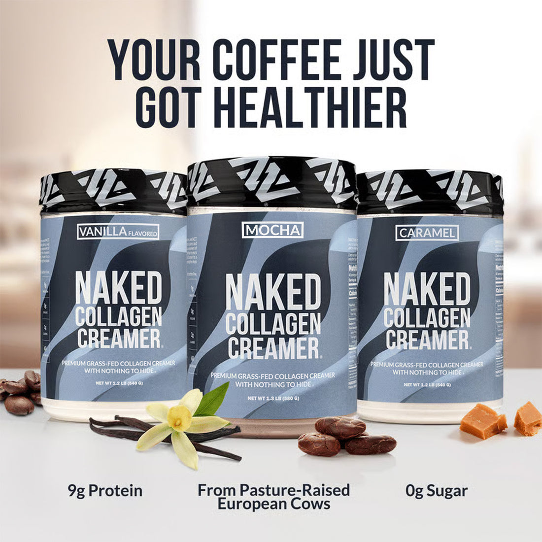 Mocha Coffee Creamer | Naked Collagen Creamer