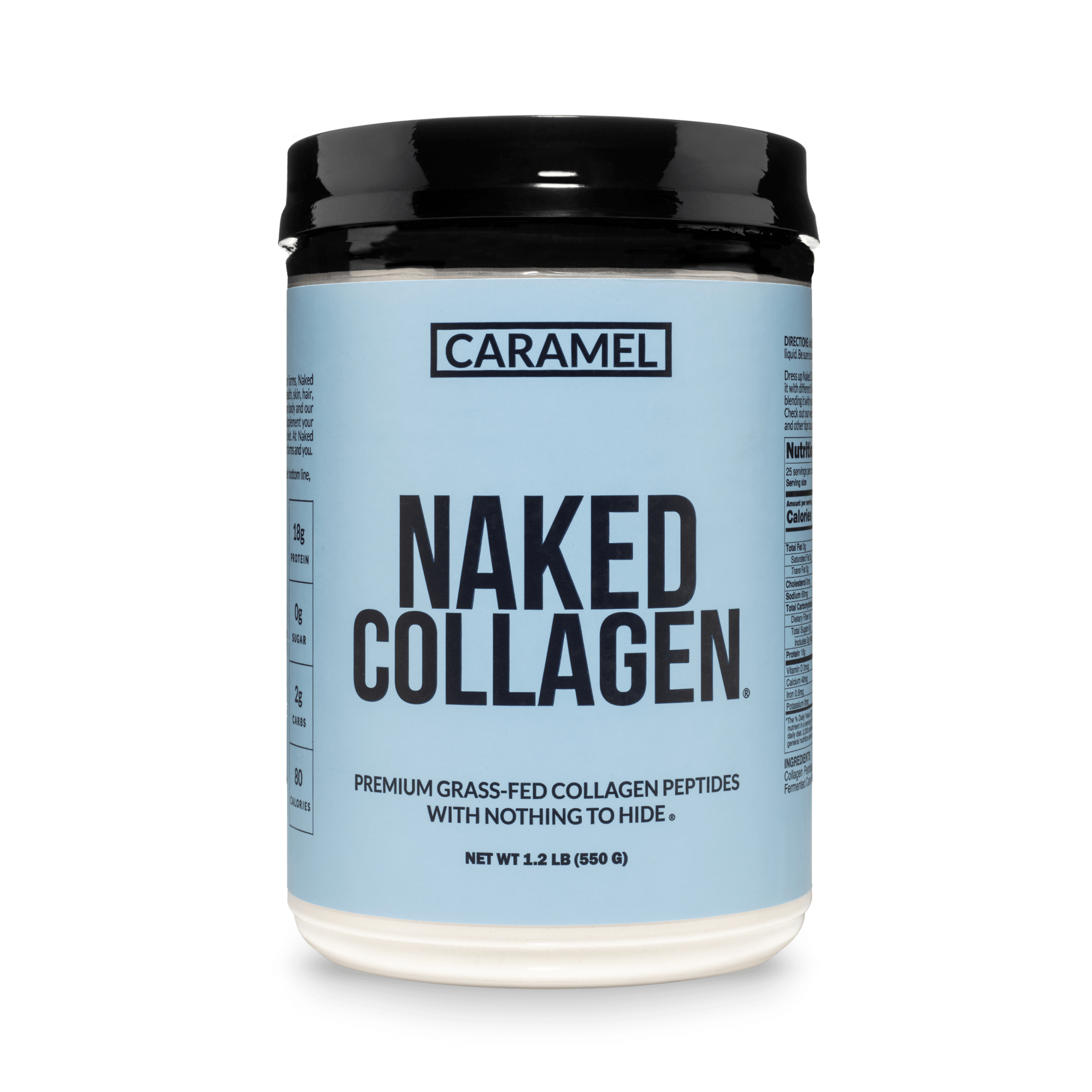 Caramel Collagen Peptides Powder | Naked Collagen - 1.2 LB Caramel Collagen Peptides Powder | Naked Collagen - 1.2 LB
