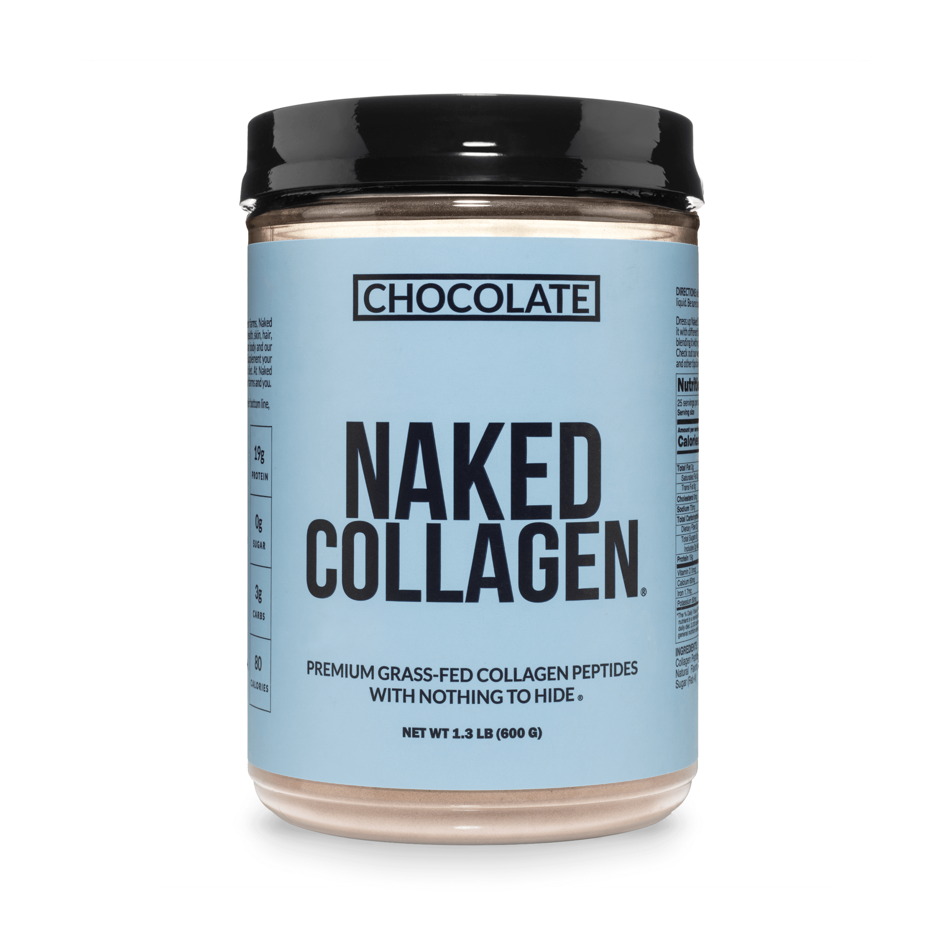 Chocolate Collagen Peptides Powder | Naked Collagen - 1.3 LB Chocolate Collagen Peptides Powder | Naked Collagen - 1.3 LB