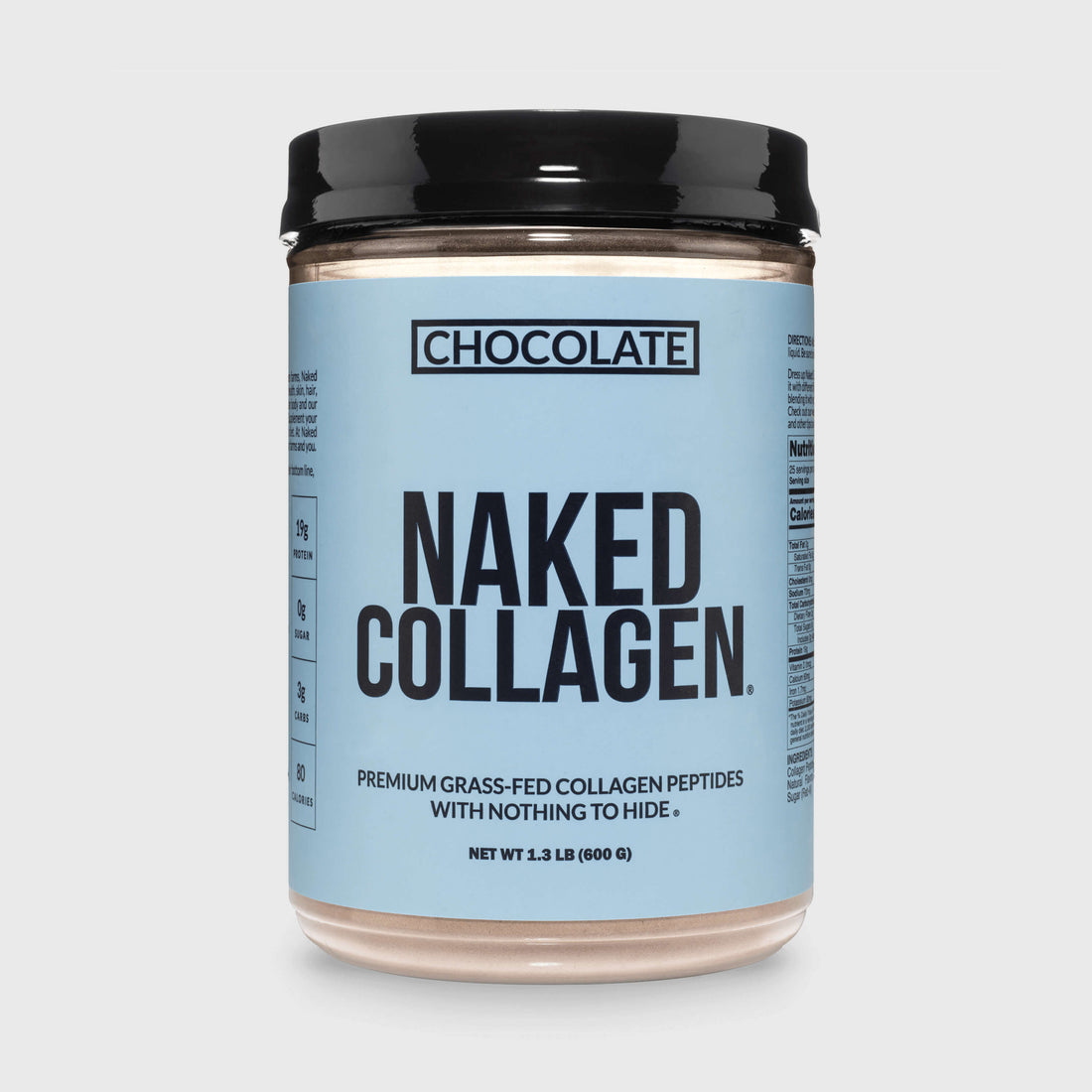 Chocolate Collagen Peptides Powder | Naked Collagen - 1.3 LB