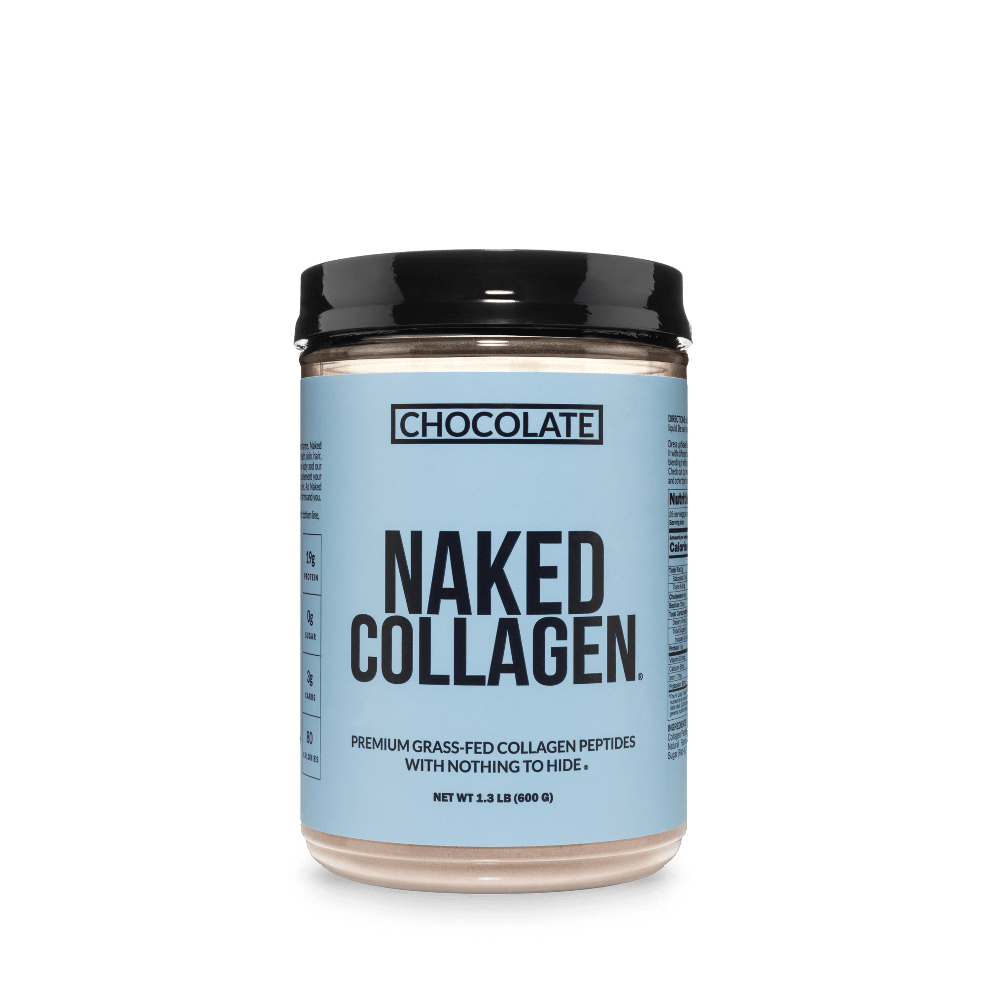 Chocolate Collagen Peptides Powder | Naked Collagen - 1.3 LB