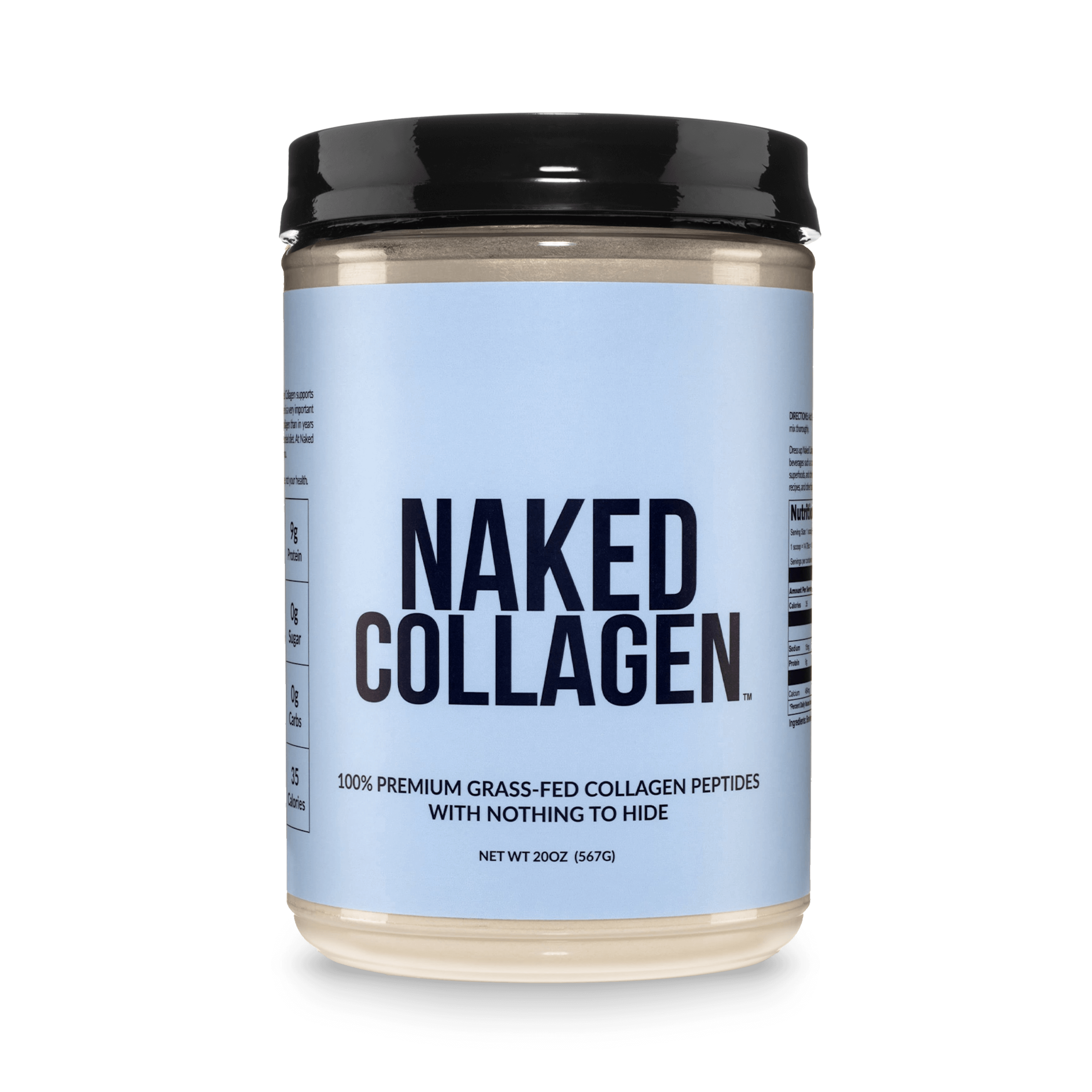 Collagen Peptides Protein Powder | Naked Collagen - 20 oz Collagen Peptides Protein Powder | Naked Collagen - 20 oz
