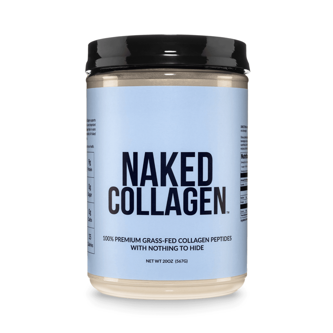 Collagen Peptides Protein Powder | Naked Collagen - 20 oz