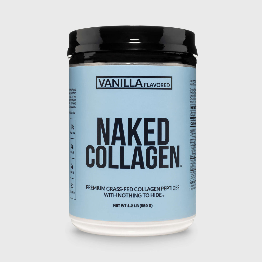 Vanilla Collagen Peptides Powder | Naked Collagen - 1.2 LB