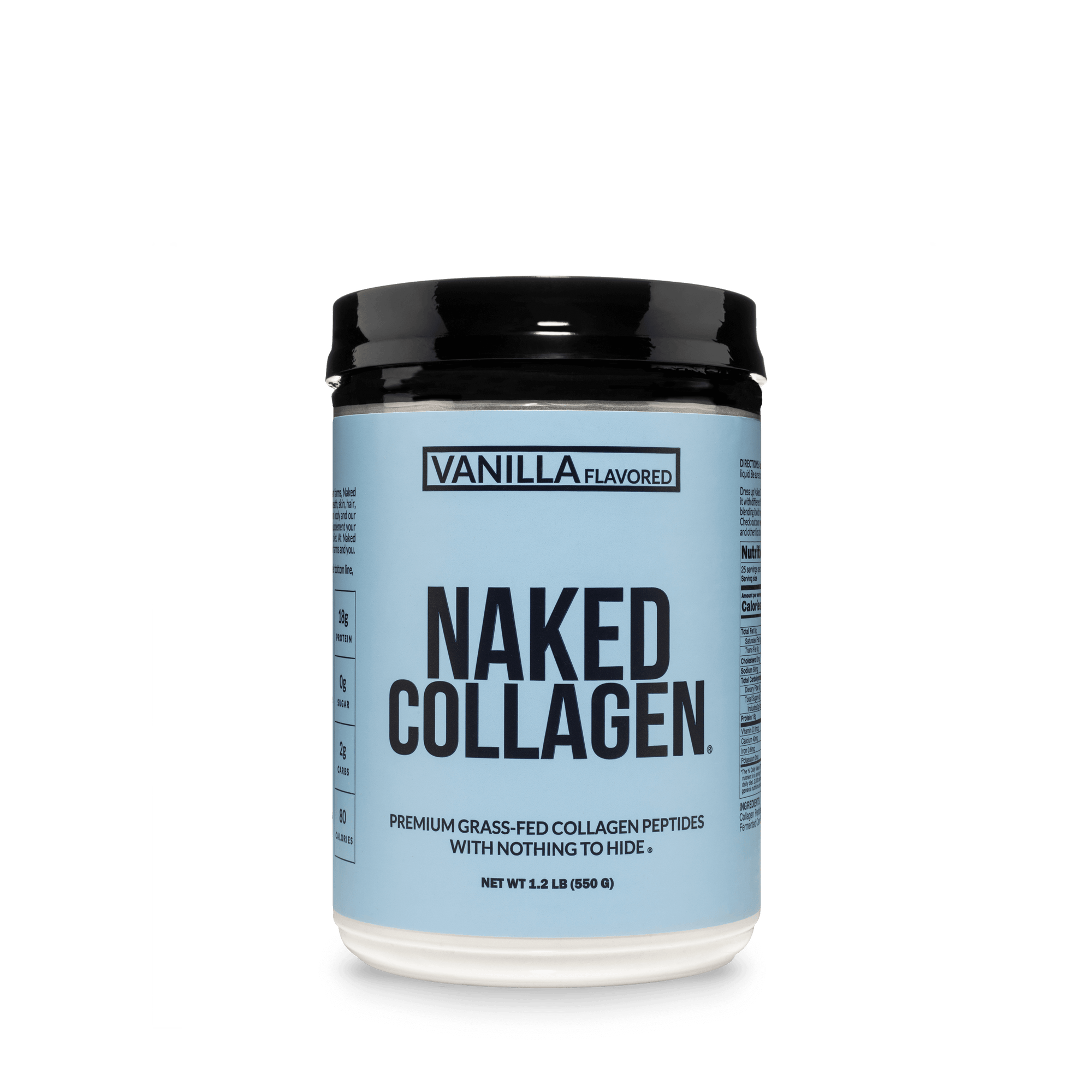 Vanilla Collagen Peptides Powder | Naked Collagen - 1.2 LB