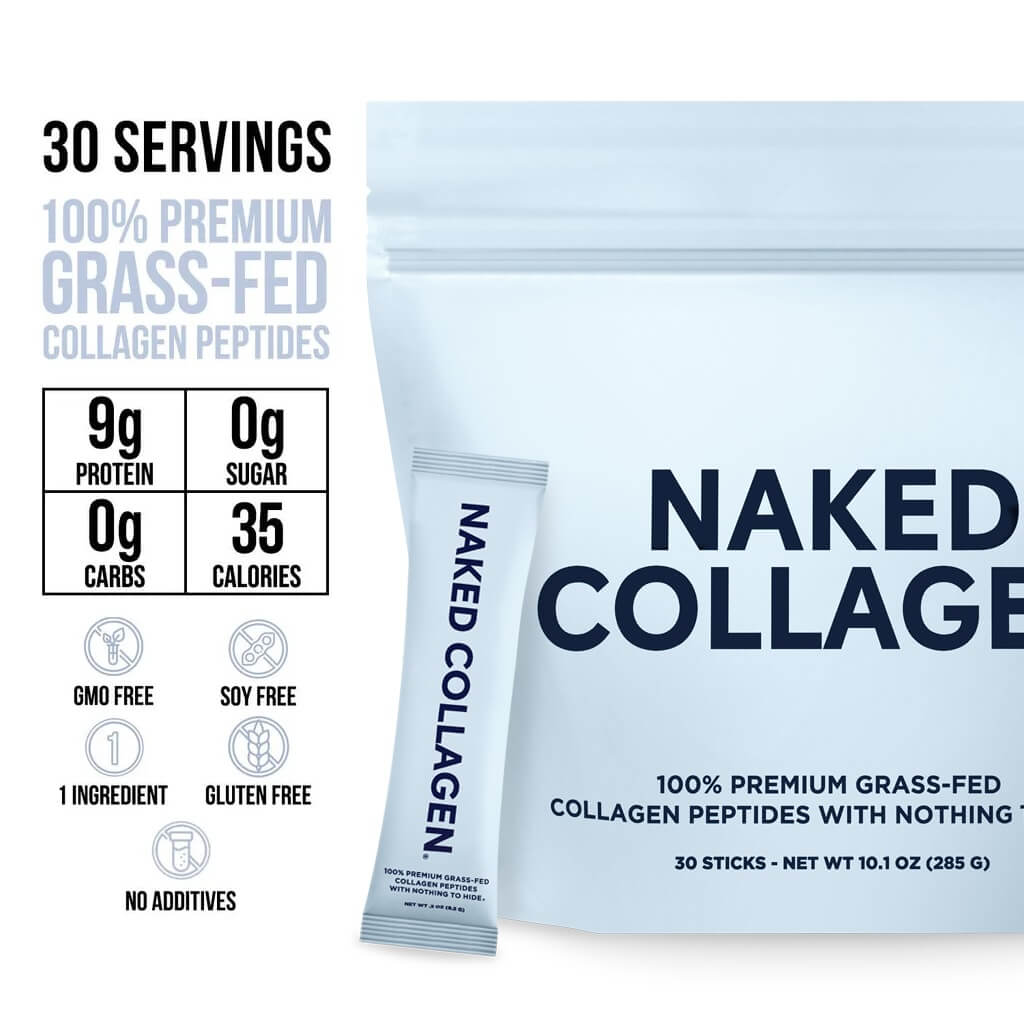 Collagen Peptides Packets | 20 Naked Collagen Packets