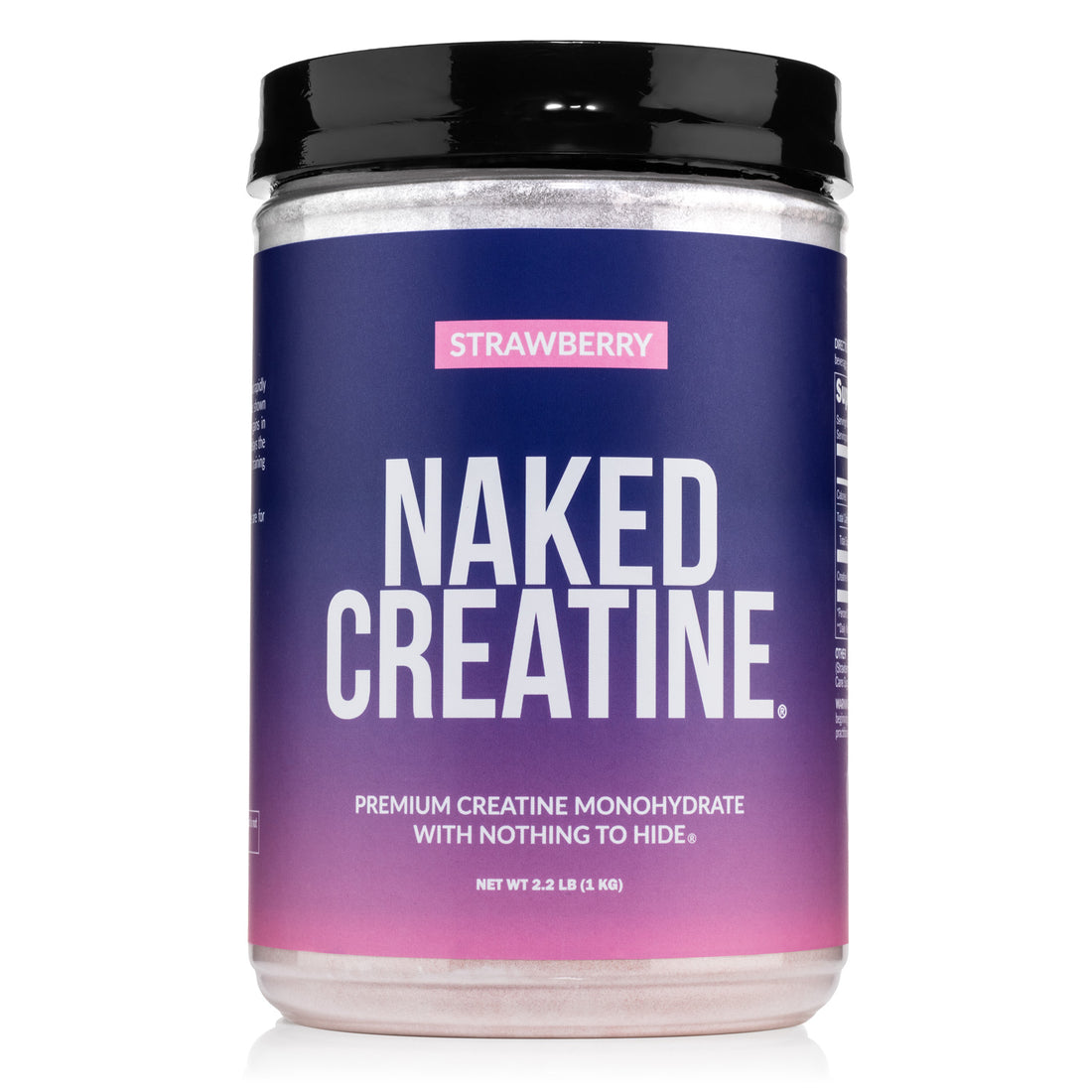 Strawberry Creatine Monohydrate Powder | Naked Creatine - 2.2LB