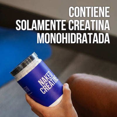 Monohidrato de creatina en polvo 500 g | Naked Creatine - 1,1 lb
