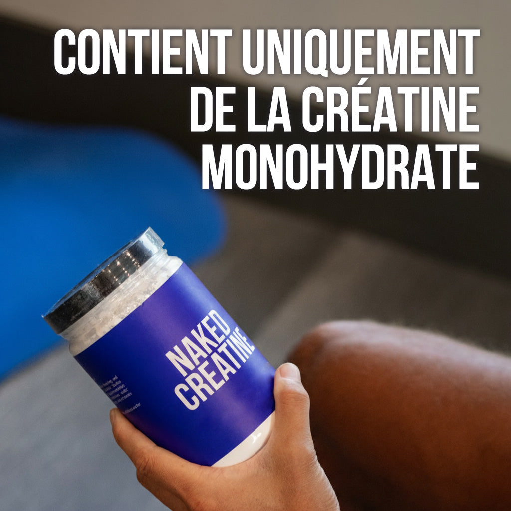 Créatine Monohydrate en Poudre 500g | Naked Creatine