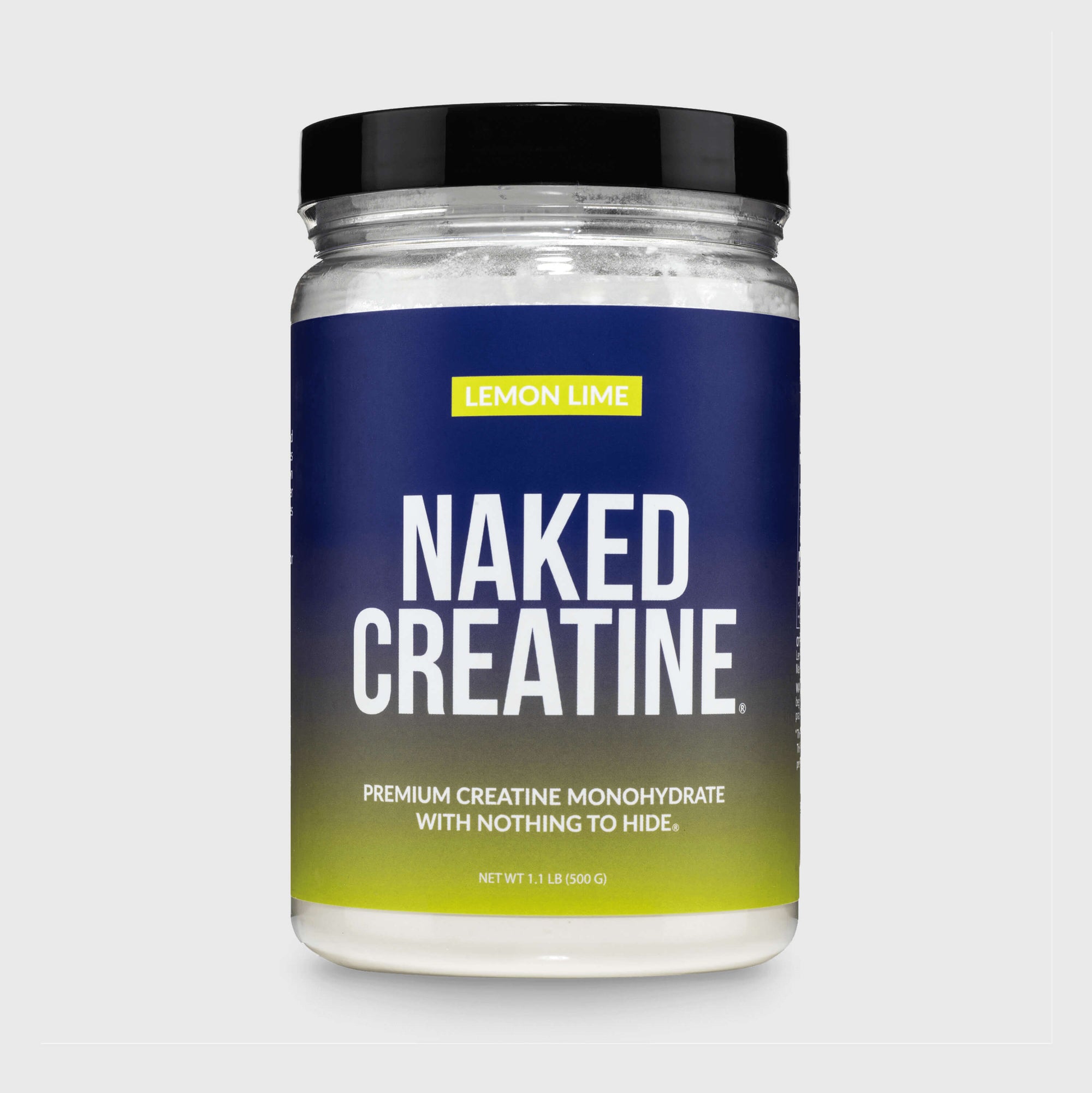 Lemon Lime Creatine Monohydrate Powder | Naked Creatine - 1.1LB
