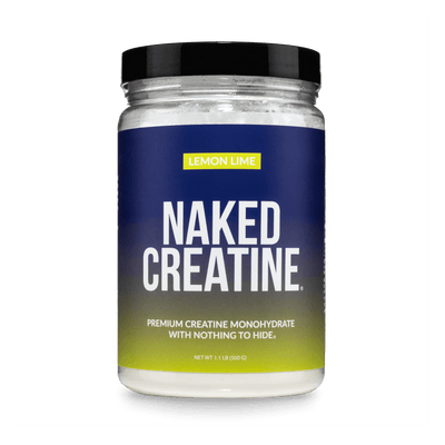Monohidrato de creatina en polvo con sabor a limón y lima | Naked Creatine - 1,1 lb