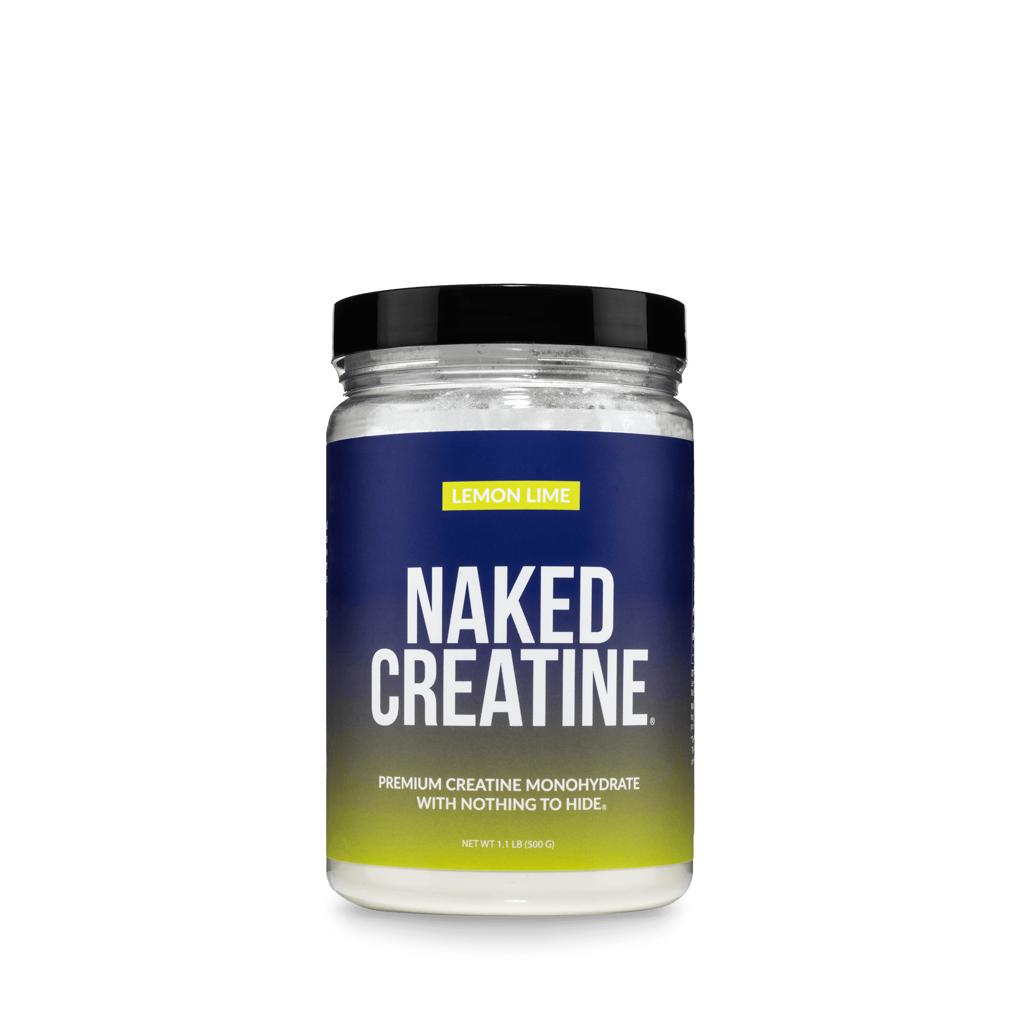 Lemon Lime Creatine Monohydrate Powder | Naked Creatine - 1.1LB