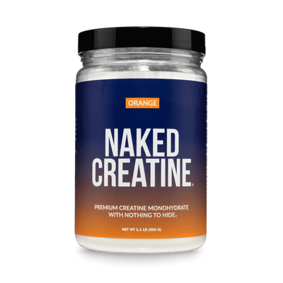 Monohidrato de creatina en polvo de color naranja | Naked Creatine - 1,1 lb