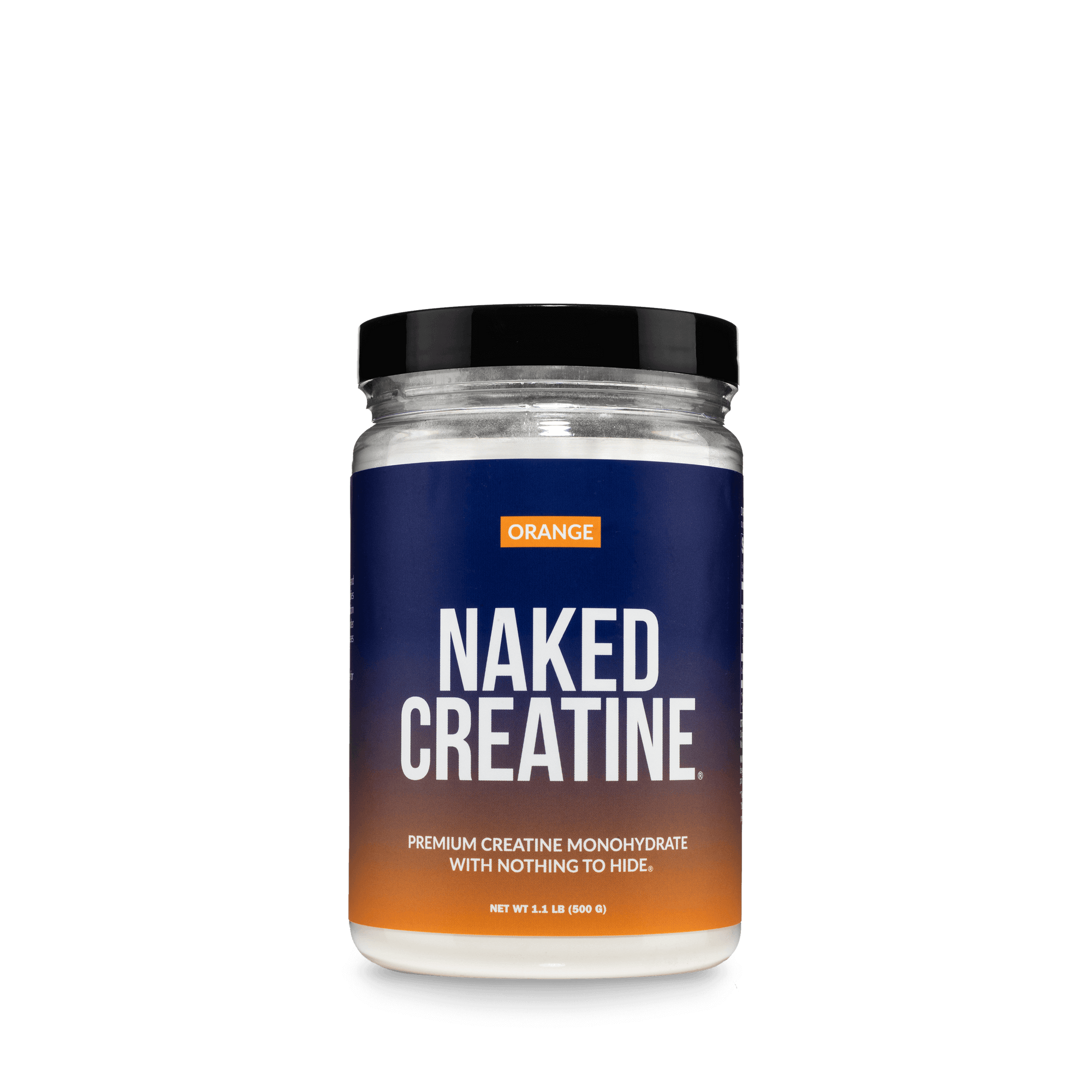 Orange Creatine Monohydrate Powder | Naked Creatine - 1.1LB