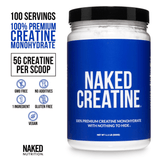 Creatine Monohydrate Powder 500g | Naked Creatine - 1.1LB