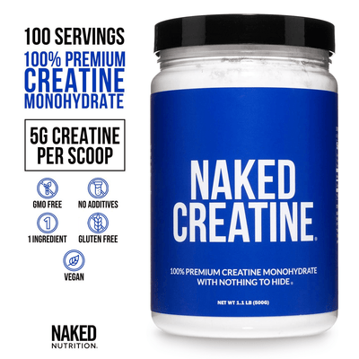 Creatine Monohydrate Powder 1.1LB | Naked Creatine - 1.1LB
