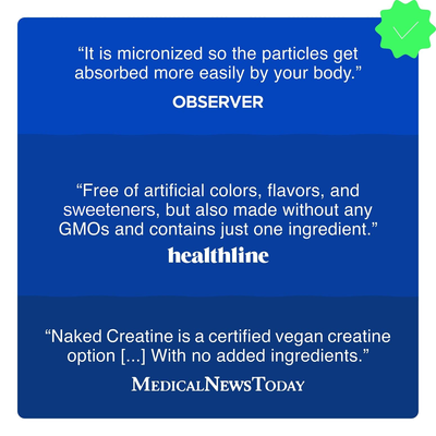 Creatine Monohydrate Powder | Naked Creatine - 500g