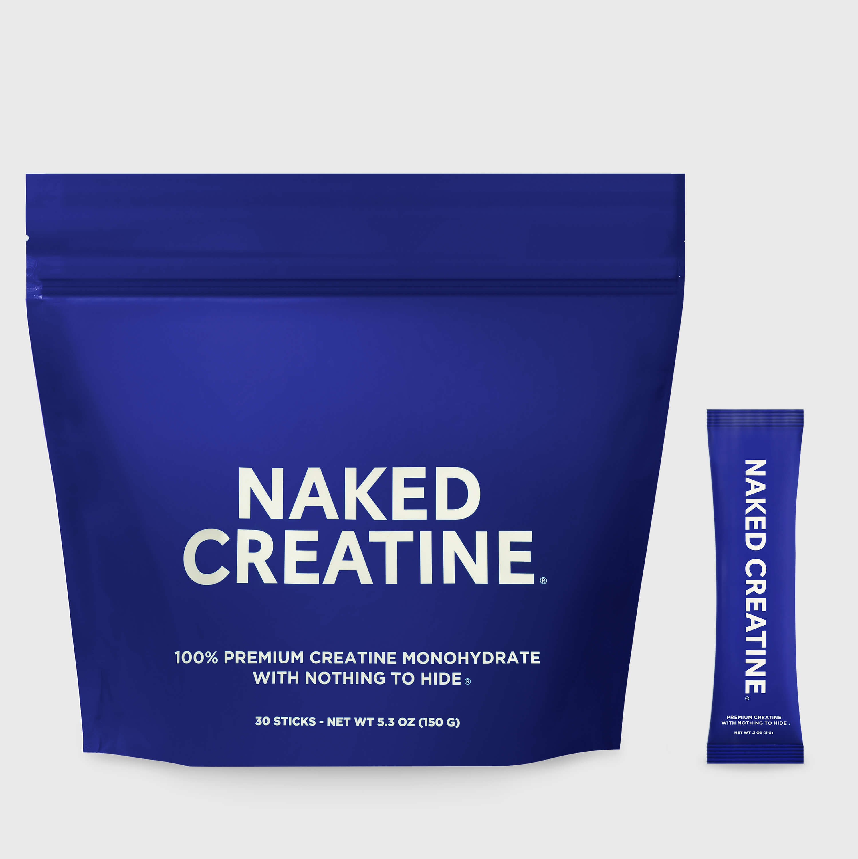 Creatine Travel Packets | Naked Creatine - 30 Servings