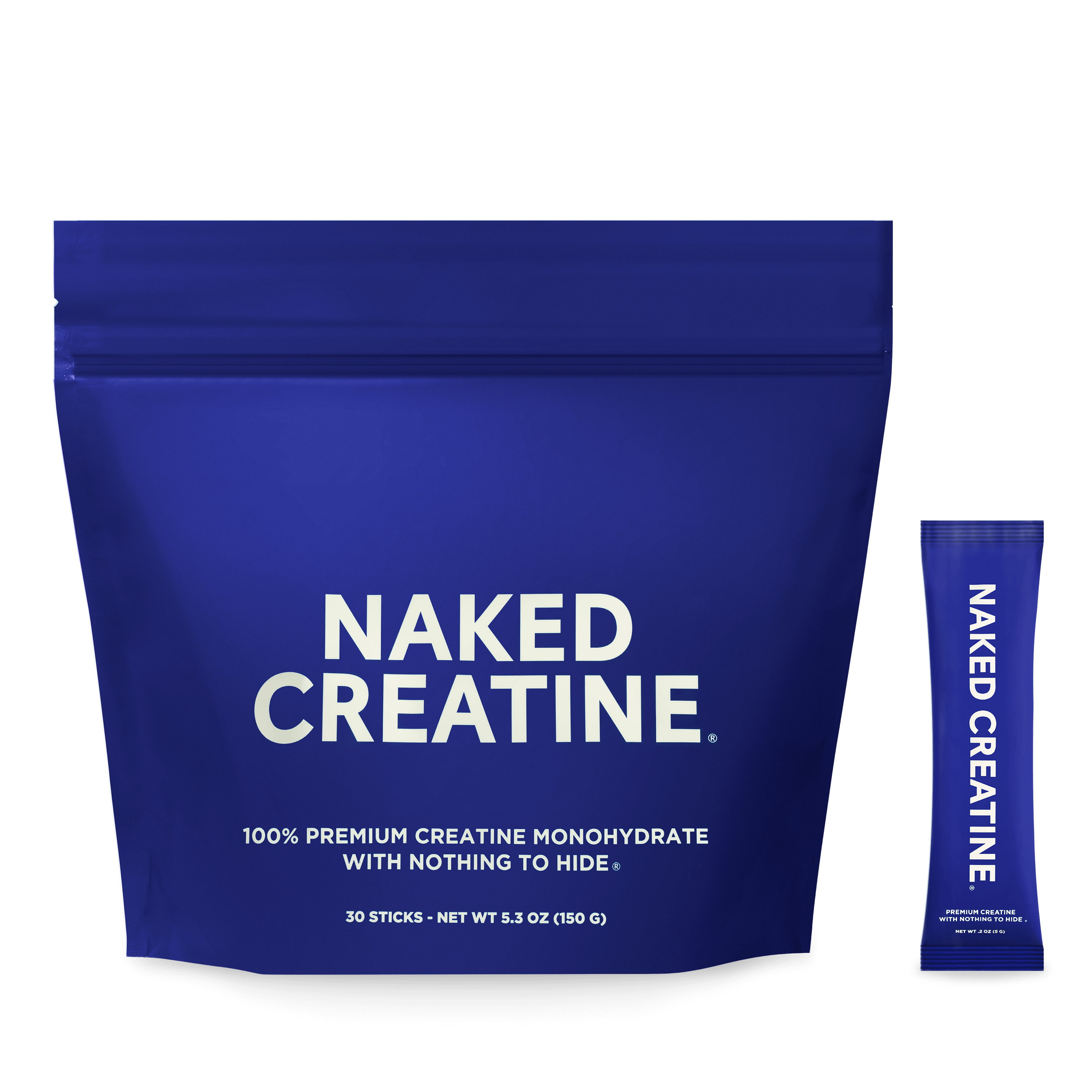 Creatine Travel Packets | Naked Creatine - 30 Servings