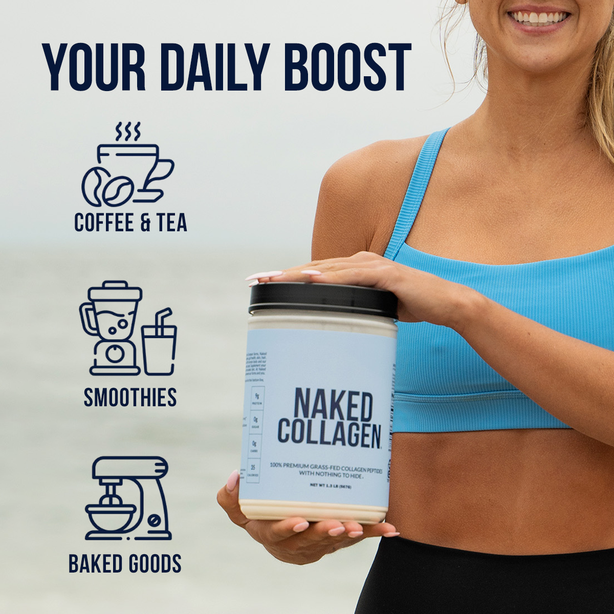 Collagen Peptides Packets | 20 Naked Collagen Packets