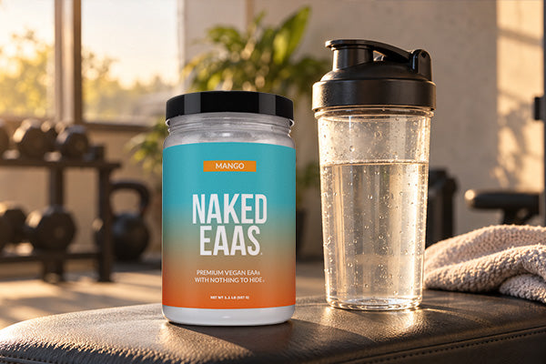 Add our mango flavored EAAs powder to water, sports drinks or juice drinks. Best used shortly before exercise or just after a workout.
