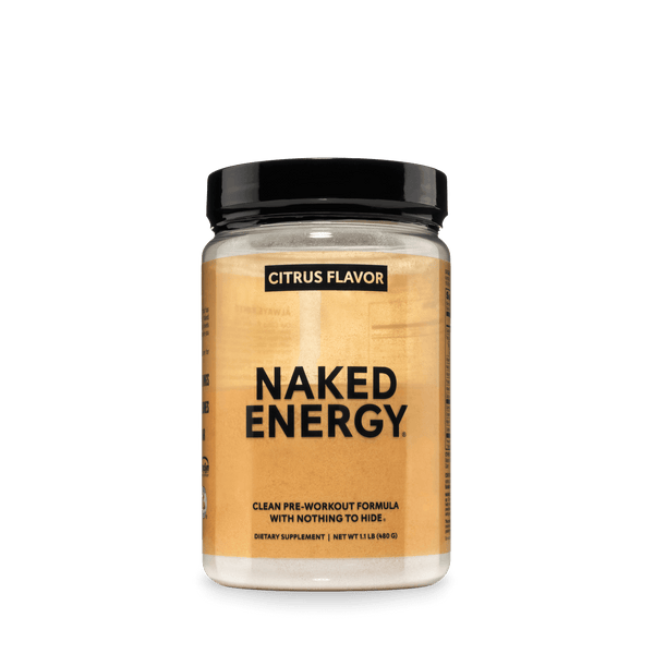 Suplemento preentrenamiento con cítricos | Naked Energy - 30 porciones