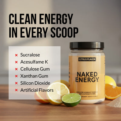 Citrus Pre Workout Supplement | Naked Energy - 30 Servings