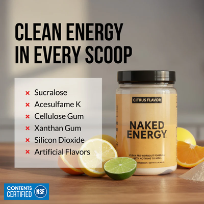 Citrus Pre Workout Supplement | Naked Energy - 30 Servings