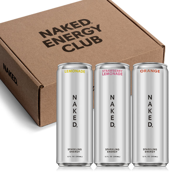 NAKED Sparkling Energy 3-Pack Variety