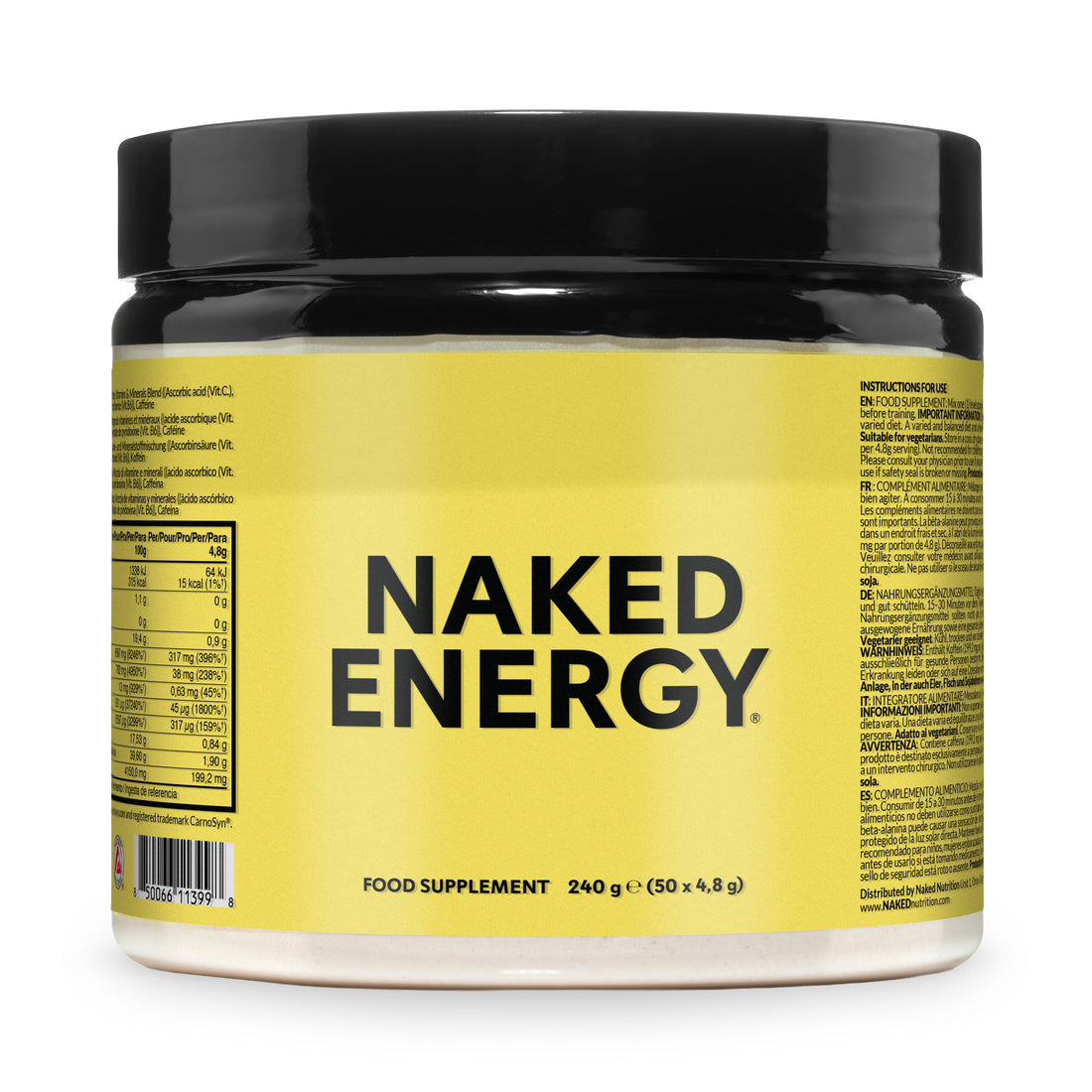 Pre Workout Supplement | Naked Energy - 240g