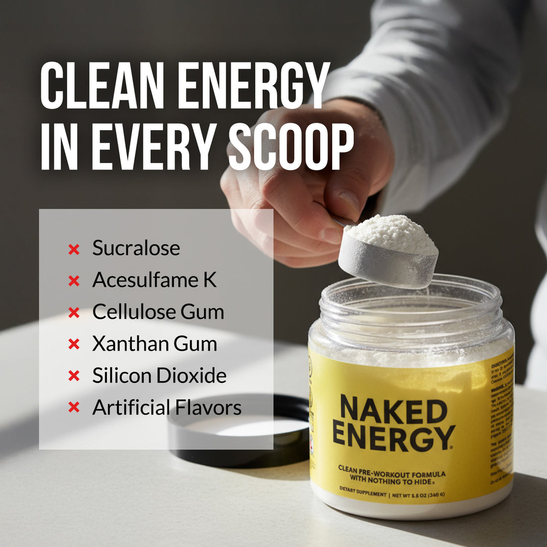 Pre Workout Supplement | Naked Energy - 50 Servings