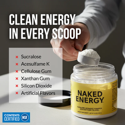 Suplemento pre-entrenamiento | Naked Energy - 50 porciones