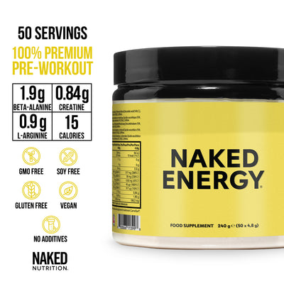 Pre Workout Supplement | Naked Energy - 240g
