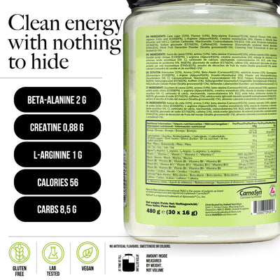 Watermelon Pre Workout Supplement | Naked Energy - 480g