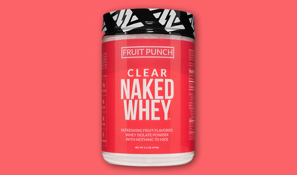 Add our fruit punch flavored whey isolate powder to cold water, electrolyte water, or similarly flavored sports drinks. Perfect for any time of the day, we recommend using it before a workout, after a workout, or for a protein boost.